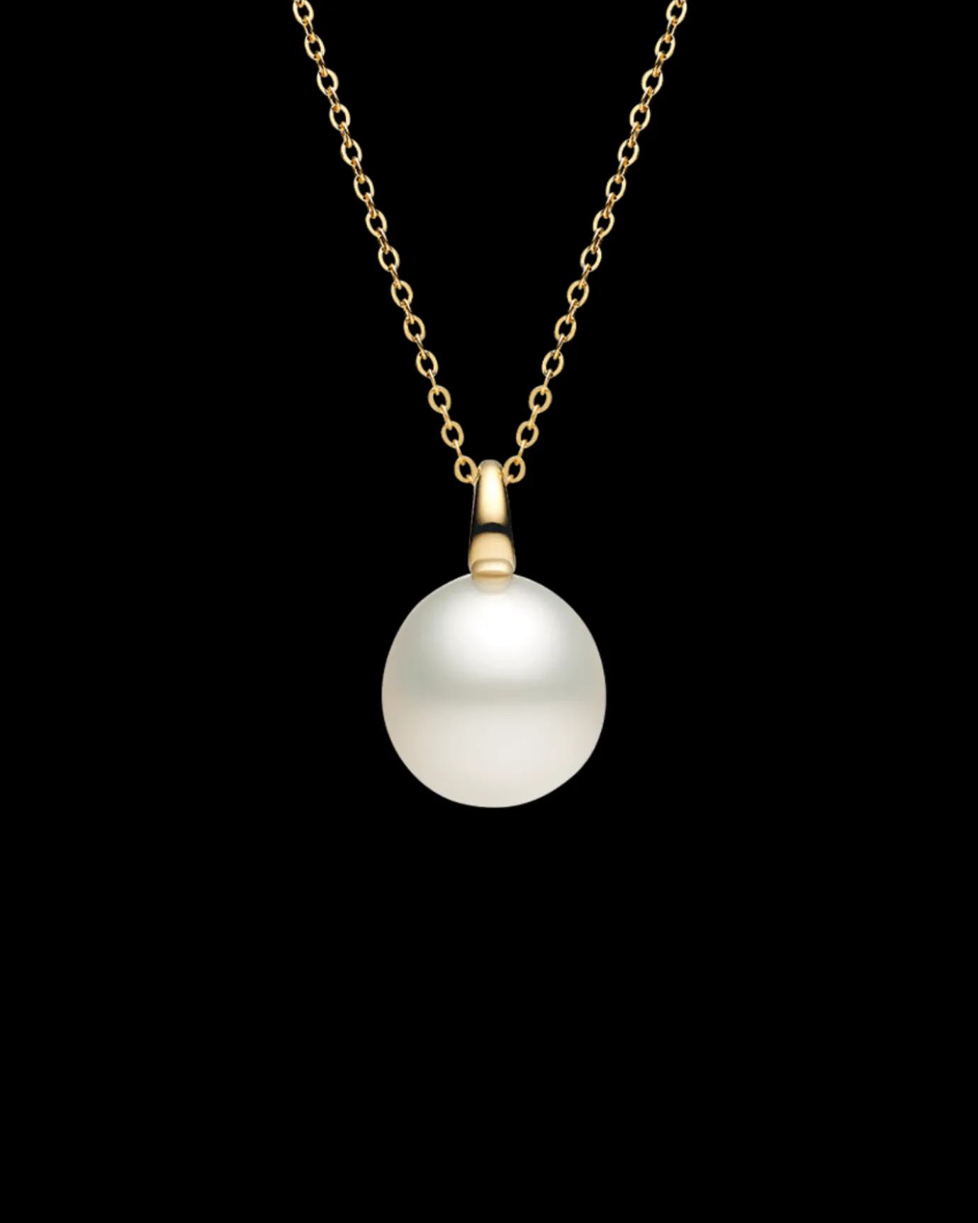 Necklaces & Pendants^Paspaley Bianca Pearl Pendant | 14mm Oval Pearl and Yellow Gold YellowGold