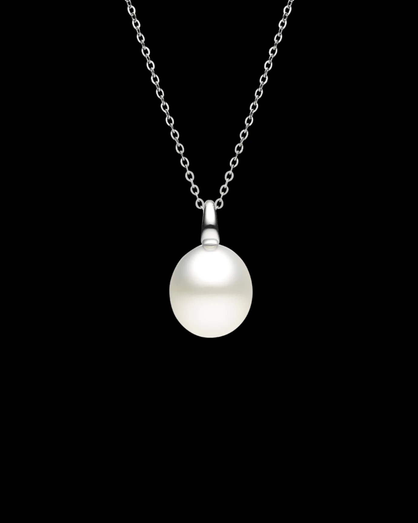 Necklaces & Pendants^Paspaley Bianca Pearl Pendant | 12mm Oval Pearl and White Gold WhiteGold
