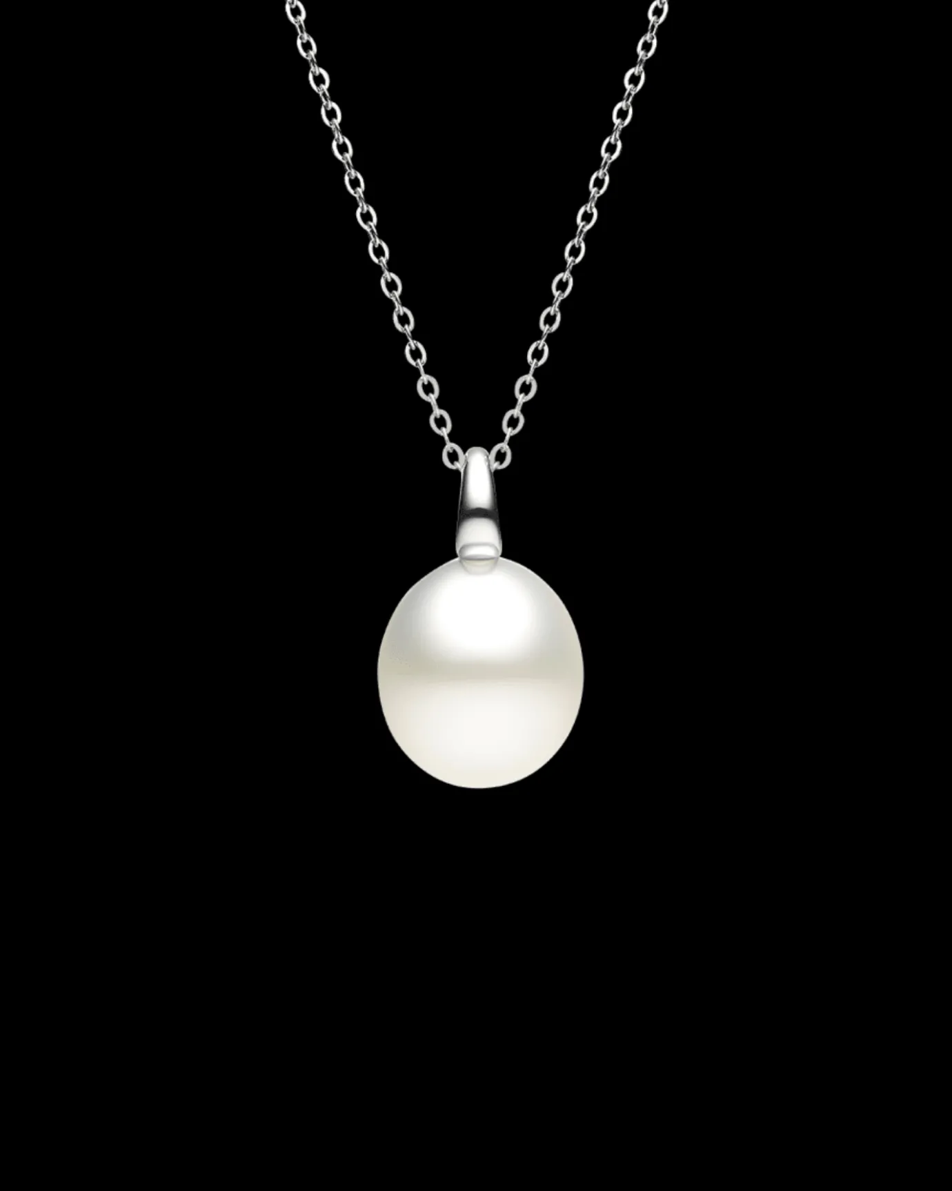 Necklaces & Pendants^Paspaley Bianca Pearl Pendant | 14mm Oval Pearl and White Gold WhiteGold