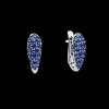 Earrings & Studs^Paspaley Blue Sapphire Touchstone Horseshoe Earrings | Blue Sapphires and White Gold WhiteGold
