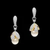 Earrings & Studs^Paspaley Boronia Pearl Earrings | 9mm Oval Pearls, Diamonds, Yellow and White Gold Multi
