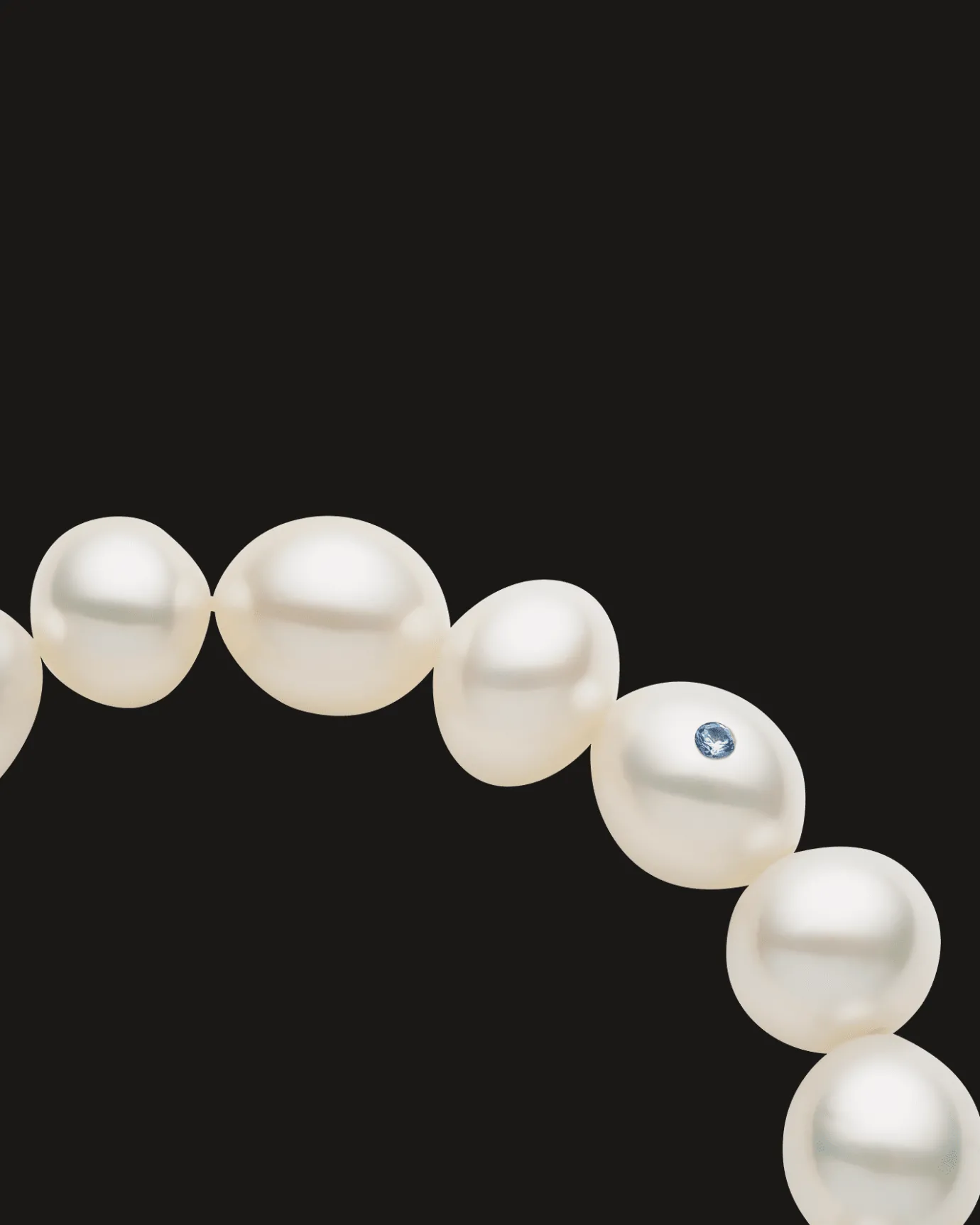 Bracelets | Strand Necklaces & Bracelets^Paspaley Delfini Blue Pearl Strand Bracelet | 11-12mm Pearls and Blue Sapphire WhiteGold