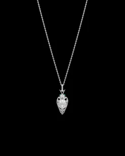 Necklaces & Pendants^Paspaley Diamond Cicada Pearl Pendant | 13mm Drop Pearl, Diamonds, and White Gold WhiteGold
