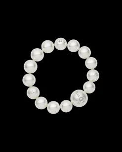 Strand Necklaces & Bracelets | Bracelets^Paspaley Diamond Dragonfly Pearl Bracelet | 12-17mm Round Pearls and Diamonds Platinum