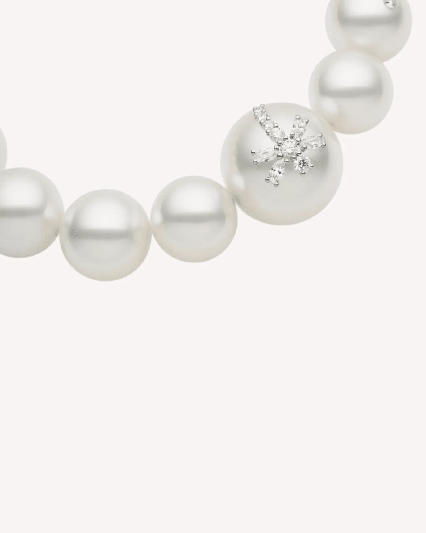 Strand Necklaces & Bracelets | Bracelets^Paspaley Diamond Dragonfly Pearl Bracelet | 12-17mm Round Pearls and Diamonds Platinum