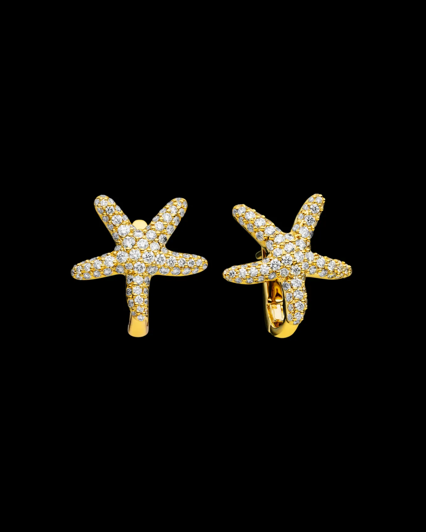 Earrings & Studs^Paspaley Diamond Starfish Earrings | Diamonds and Yellow Gold YellowGold