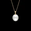 Necklaces & Pendants^Paspaley Dive Rope Pearl Pendant | 13mm Drop Pearl and Yellow Gold YellowGold
