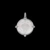 Chains, Charms & Accessories^Paspaley Dolphin Coin Charm | Mother of Pearl, Diamonds, and White Gold WhiteGold