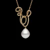 Necklaces & Pendants^Paspaley Entwined Rope Pearl Pendant | 16mm Oval Pearl and Yellow Gold YellowGold