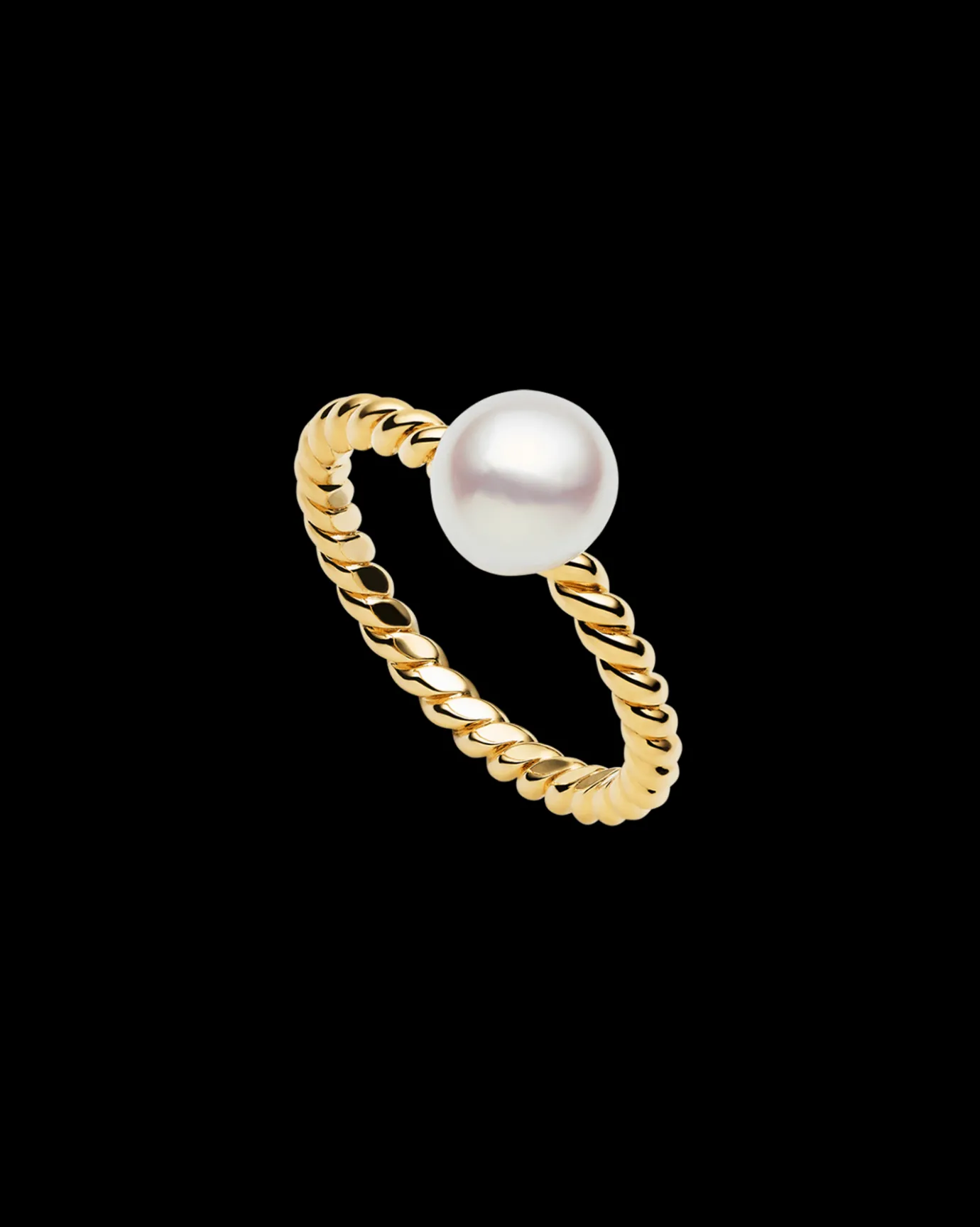 Rings^Paspaley Keshi Pearl Rope Ring | 7mm Keshi Pearl and Yellow Gold YellowGold