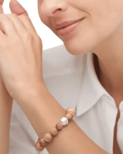 Bracelets^Paspaley Kimberley Dawn Single Pearl Bracelet | 10mm Circle Pearl and Sandalwood YellowGold