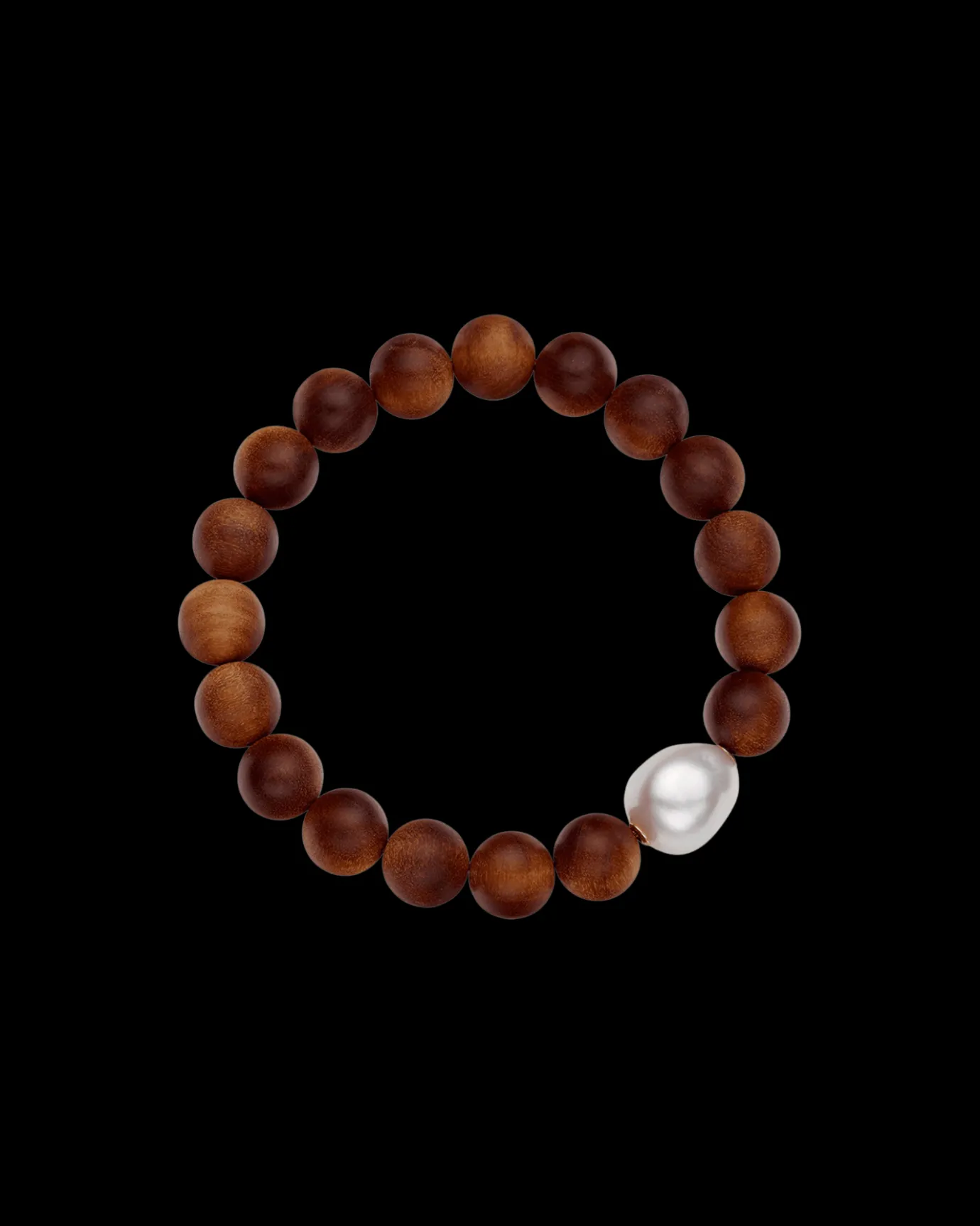 Bracelets^Paspaley Kimberley Dusk Single Pearl Bracelet | 13mm Baroque Pearl and Sandalwood YellowGold