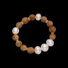 Bracelets^Paspaley Kimberley Golden Dawn Pearl Bracelet | 11-14mm Pearls, Sandalwood, and Yellow Gold YellowGold