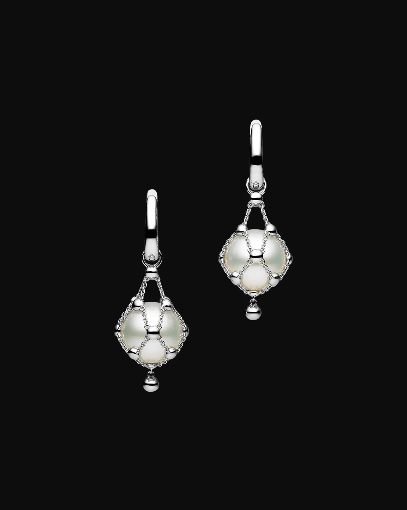 Earrings & Studs^Paspaley Lavalier Pearl Earrings | 12mm Circle Pearls and White Gold WhiteGold