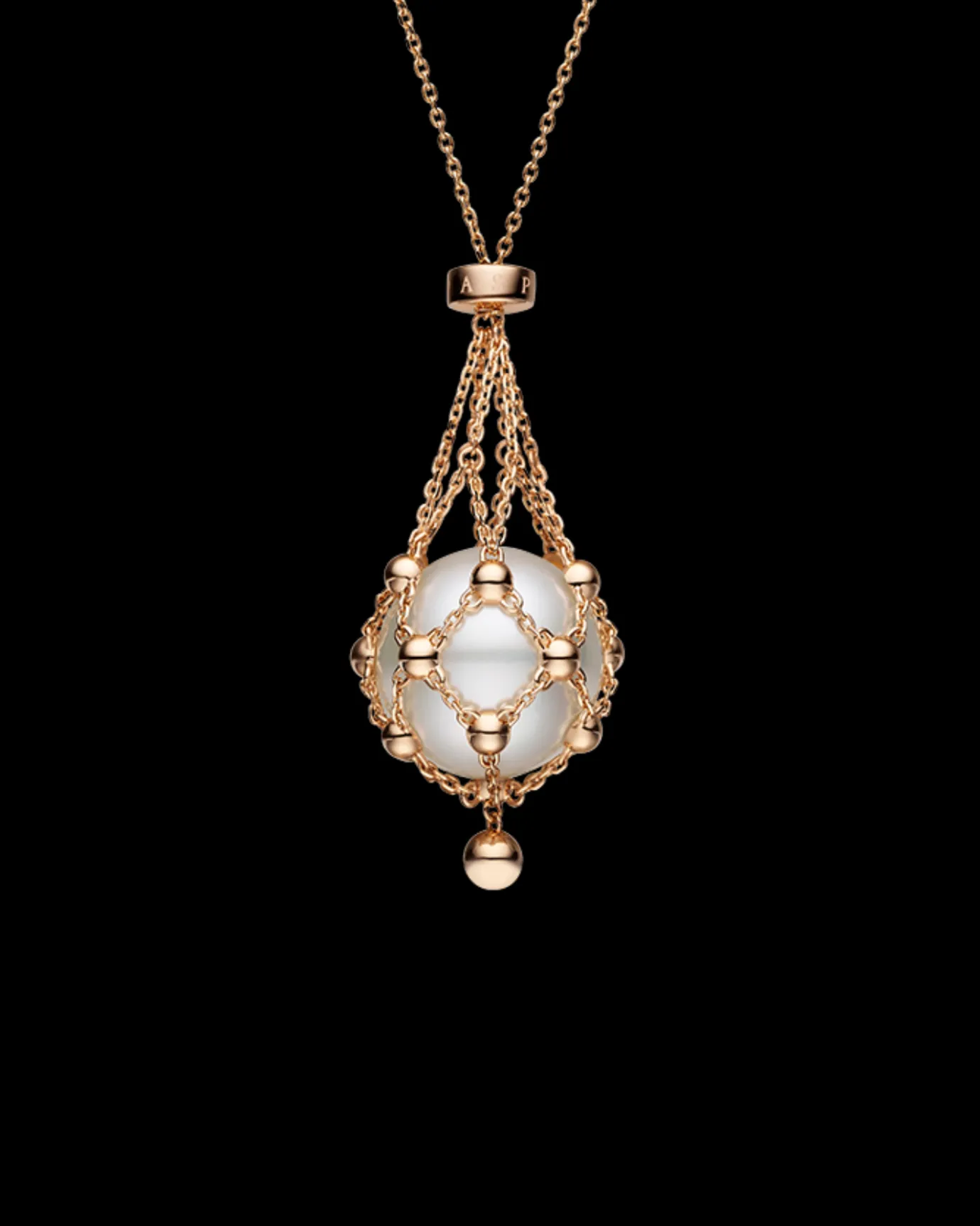 Necklaces & Pendants^Paspaley Lavalier Pearl Necklace | 15mm Button Pearl and Rose Gold RoseGold
