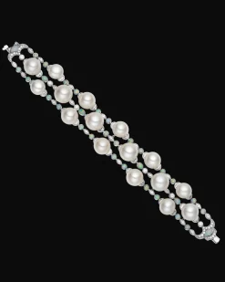 Bracelets^Paspaley Lunar Eclipse Pearl Bracelet | 9-11mm Pearls, White Opals, and White Gold WhiteGold