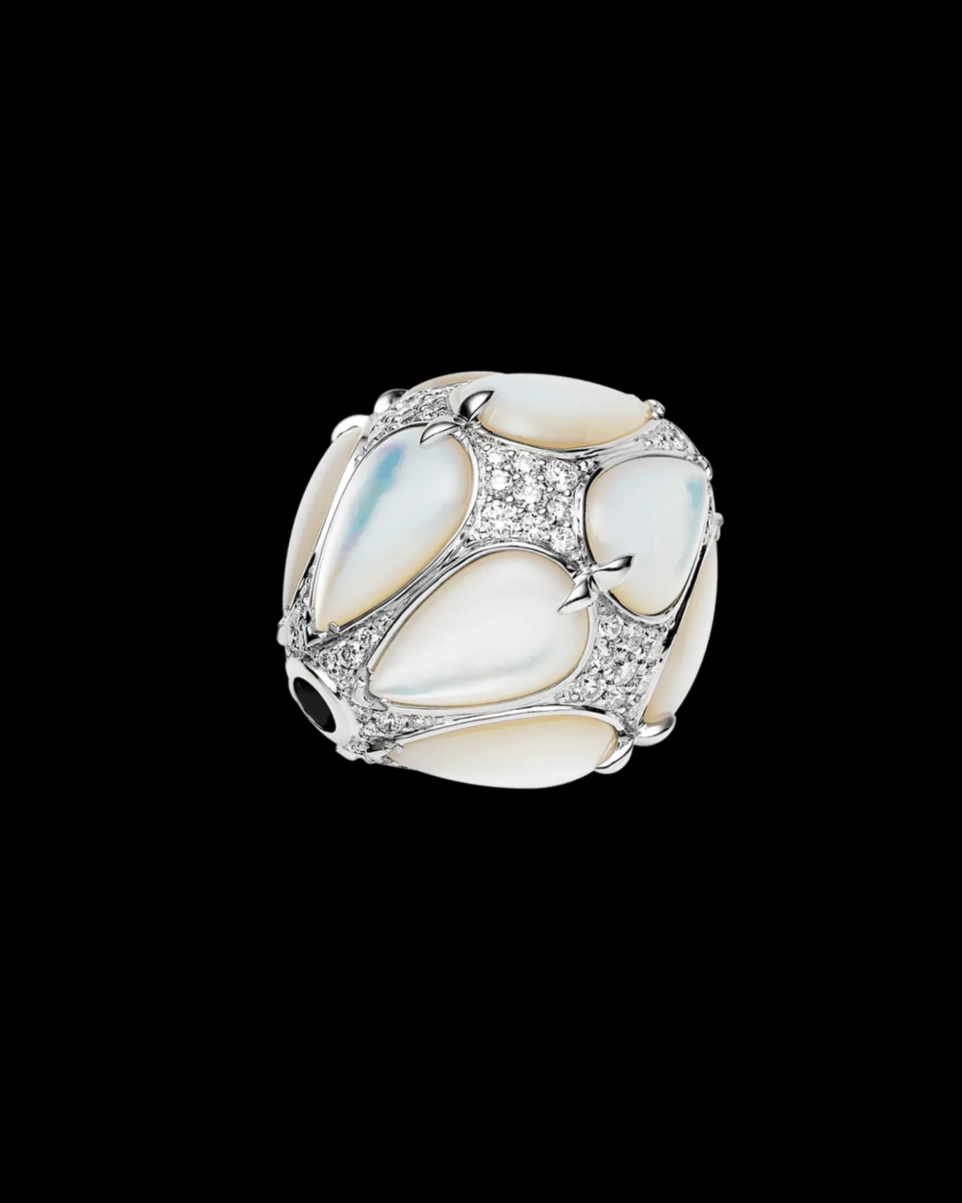 Clasps & Brooches^Paspaley Maxima Clasp | Mother of Pearl, Diamonds, and White Gold WhiteGold