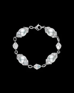 Bracelets^Paspaley Megisti Pearl Bracelet | Mother of Pearl, 12mm Oval Pearls, Diamonds, and White Gold WhiteGold