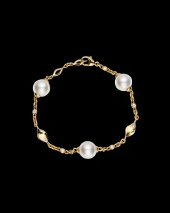 Bracelets^Paspaley Paradis Pearl Bracelet | 10mm Round Pearls, Diamonds, and Yellow Gold YellowGold