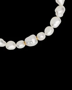 Strand Necklaces & Bracelets | Bracelets^Paspaley Keshi Baroque Pearl Strand Bracelet | 10-12mm Keshi Baroque Pearls and Signature Diamond YellowGold