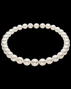 Strand Necklaces & Bracelets | Necklaces & Pendants^Paspaley Oval Pearl Strand Necklace | 12-14mm Oval Pearls and Signature Diamond YellowGold