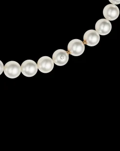Strand Necklaces & Bracelets | Necklaces & Pendants^Paspaley Round Pearl Strand Necklace | 12-13mm Round Pearls and Signature Diamond YellowGold