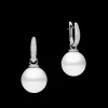 Earrings & Studs^Paspaley Pavé Diamond Pearls My Way Earrings | 14mm Round Pearls, Diamonds, and White Gold WhiteGold