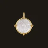 Chains, Charms & Accessories^Paspaley Petite Mermaid Coin Charm | Mother of Pearl, Diamonds, and Yellow Gold YellowGold