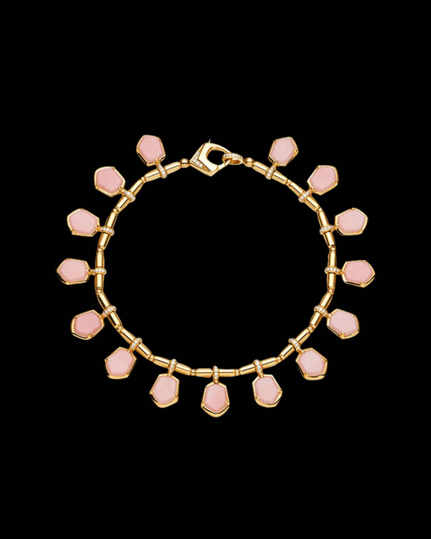 Bracelets^Paspaley Pink Opal Megisti Bracelet | Mother of Pearl, Pink Opals, and Yellow Gold YellowGold