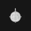 Chains, Charms & Accessories^Paspaley Pisces Coin Charm | Mother of Pearl, Diamonds, and White Gold WhiteGold