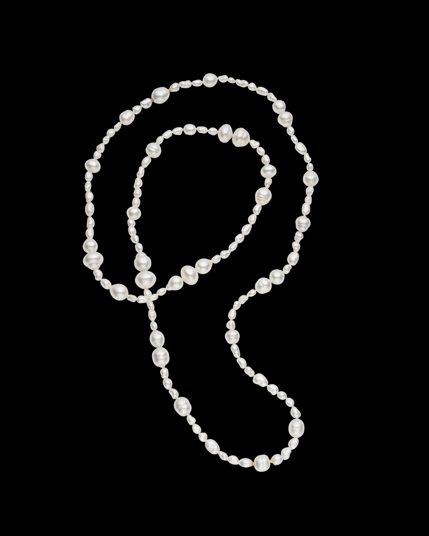 Strand Necklaces & Bracelets | Necklaces & Pendants^Paspaley Rhapsody 25 Strand Necklace | 6-15mm Pearls, Signature Diamond, and Yellow Gold YellowGold