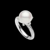 Rings^Paspaley Rockpool Pearl Ring | 11mm Round Pearl, Diamonds, and White Gold WhiteGold