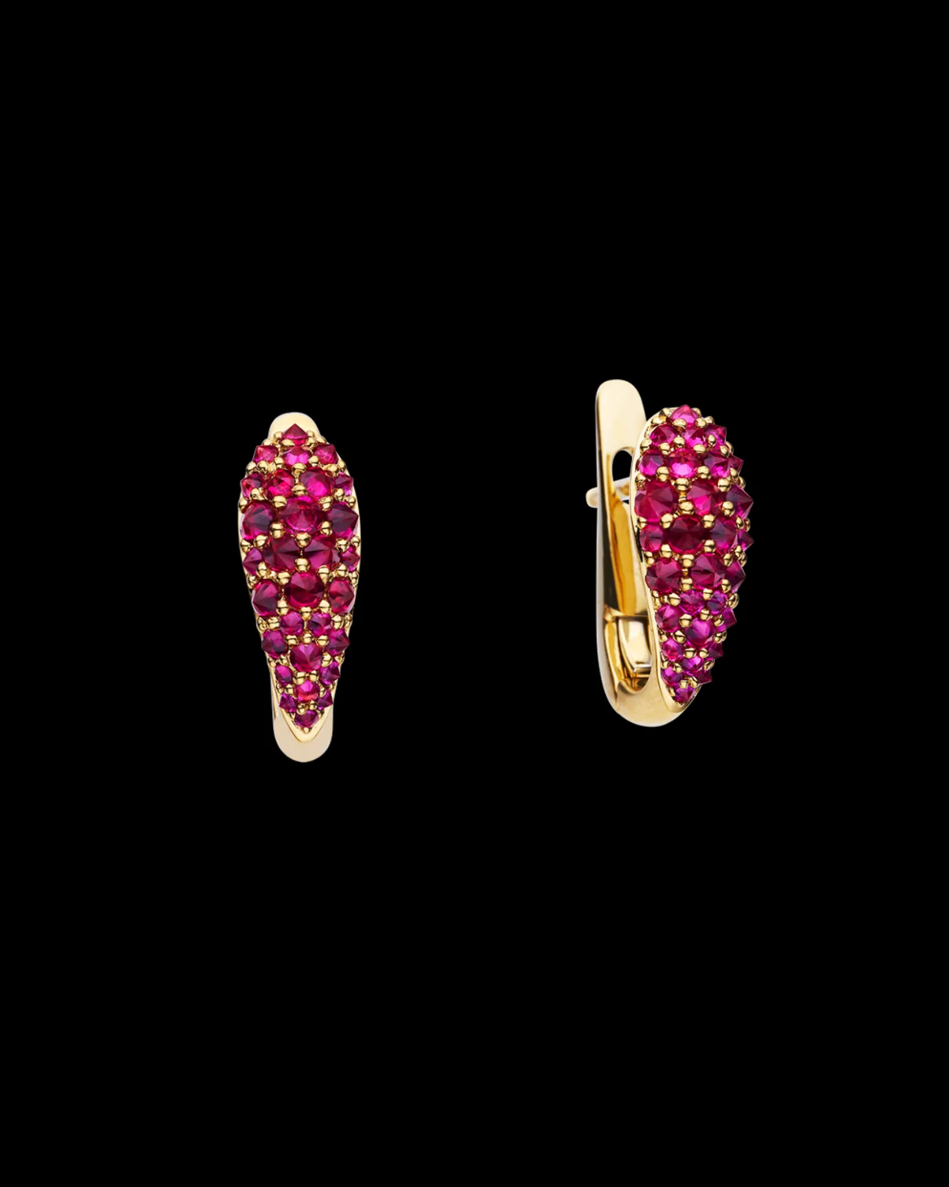 Earrings & Studs^Paspaley Ruby Touchstone Horseshoe Earrings | Rubies and Yellow Gold YellowGold