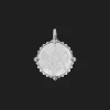 Chains, Charms & Accessories^Paspaley Sagittarius Coin Charm | Mother of Pearl, Diamonds, and White Gold WhiteGold