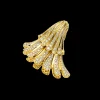 Clasps & Brooches^Paspaley Sea Shell Diamond Clasp | Diamonds and Yellow Gold YellowGold