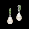 Earrings & Studs^Paspaley Tsavorite Touchstone Pearls My Way Earrings | 12mm Baroque Pearls, Tsavorites and White Gold WhiteGold